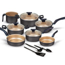 Jogo de Panelas Antiaderente 10 Peças - Teflon