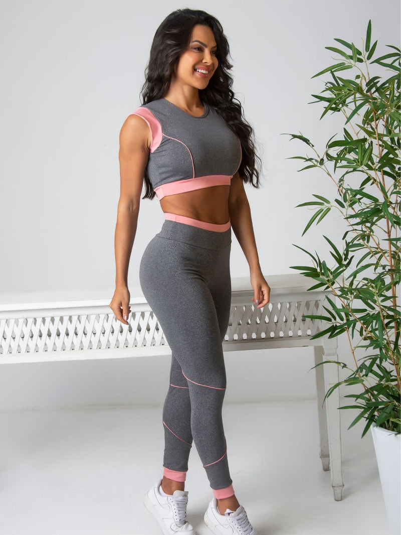 Conjunto Detalhe Vivo (Calça + Top S/Bojo)