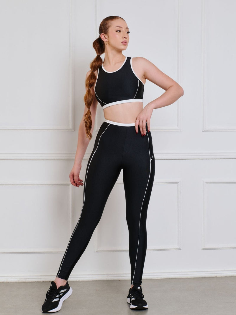 Conjunto Brilhoso (Calça +Top S/Bojo)