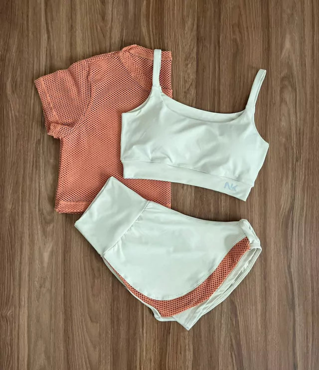 Conjunto 3 Peças Short Duplo
