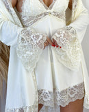 Conjunto Venus Camisola, Robe e Calcinha