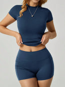 Conjunto Fitness com short Duplo com Bolso