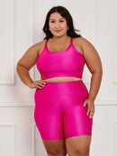 Conjunto Fitness Canelado Plus Size