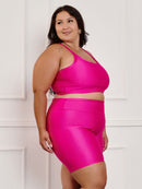 Conjunto Fitness Canelado Plus Size