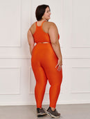 Conjunto Fitness Canelado Plus Size
