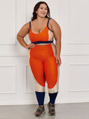 Conjunto Fitness Brilhoso Legging + Top S/bojo Plus Size
