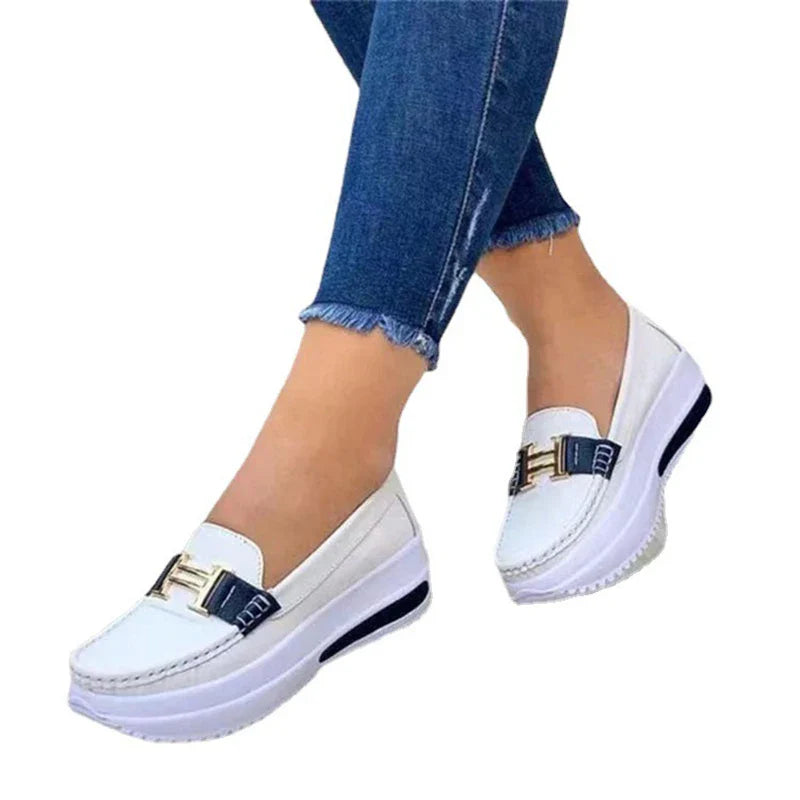Mocassim Feminino de Couro Confort