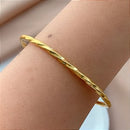 PULSEIRA ARO FIO TUBO FOLHEADO A OURO 18K⭐️