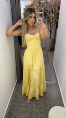 Vestido Corselet Tricoline Luara