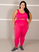 Conjunto Fitness Legging + Top S/bojo Plus Size