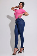 Calça Jeans Modeladora Surreal com Elastano