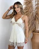 Conjunto Venus Camisola, Robe e Calcinha