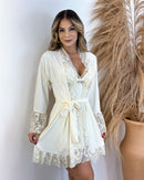 Conjunto Venus Camisola, Robe e Calcinha