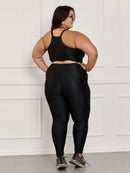 Conjunto Fitness Canelado Plus Size