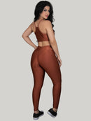 Conjunto Brilhoso (Calça + Top C/Bojo)