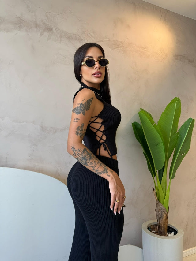 Conjunto Tricô Samanta