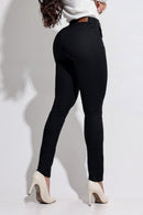 Calça Jeans Modeladora Preta Que Não Desbota Magnífica