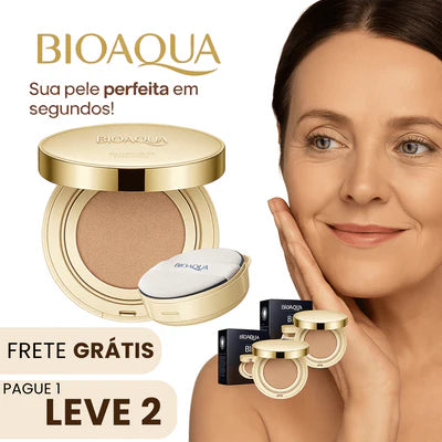 Base BioAqua — Cobertura Natural e Rejuvenescimento para Peles Maduras (Compre 1 Leve 2)