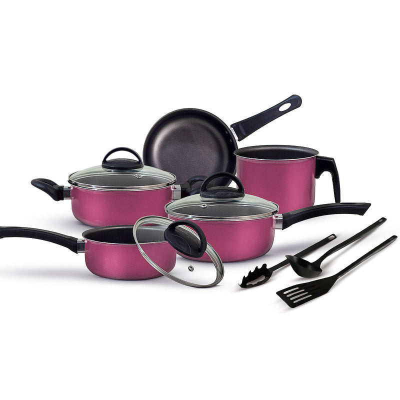 Jogo de Panelas Antiaderente 8 Peças - Teflon