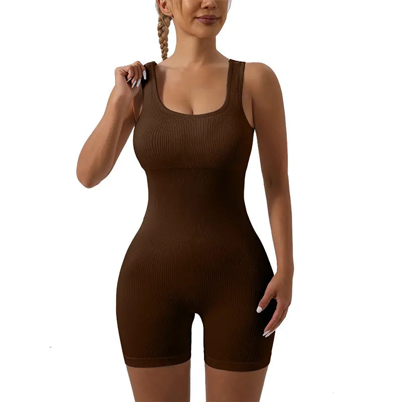 Macacão Fitness Canelado