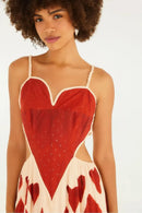 Vestido Maxi Coração FARM