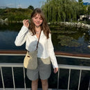 Conjunto Feminino em Alfaiataria - Colete e Shorts no Linho (Compre 1 Leve 2)