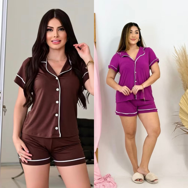 Kit com 2 Pijamas Americano