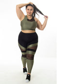 Conjunto Legging Detalhe em Tule + Top C/bojo Plus Size