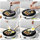 Frigideira 3 em 1 Antiaderente — Alta Resistência, Não Risca, Cozinha Sem Óleo e Fácil de Limpar Zeliv