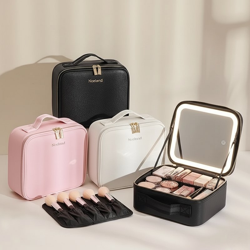 Maleta de Maquiagem com LED