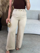 Calça Pantalona Premium + cinto