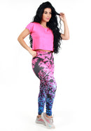 Conjunto Calça Legging Sublimada + Cropped