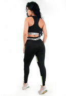 Conjunto Calça Legging Detalhe + Top Elástico