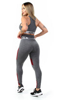Kit 2 Conjuntos Calça Legging Detalhe + Top Elástico