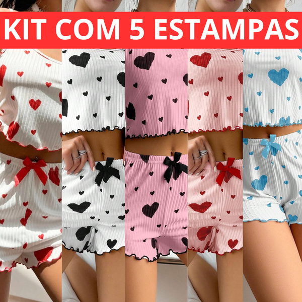 Kit com 5 Baby Doll feminino