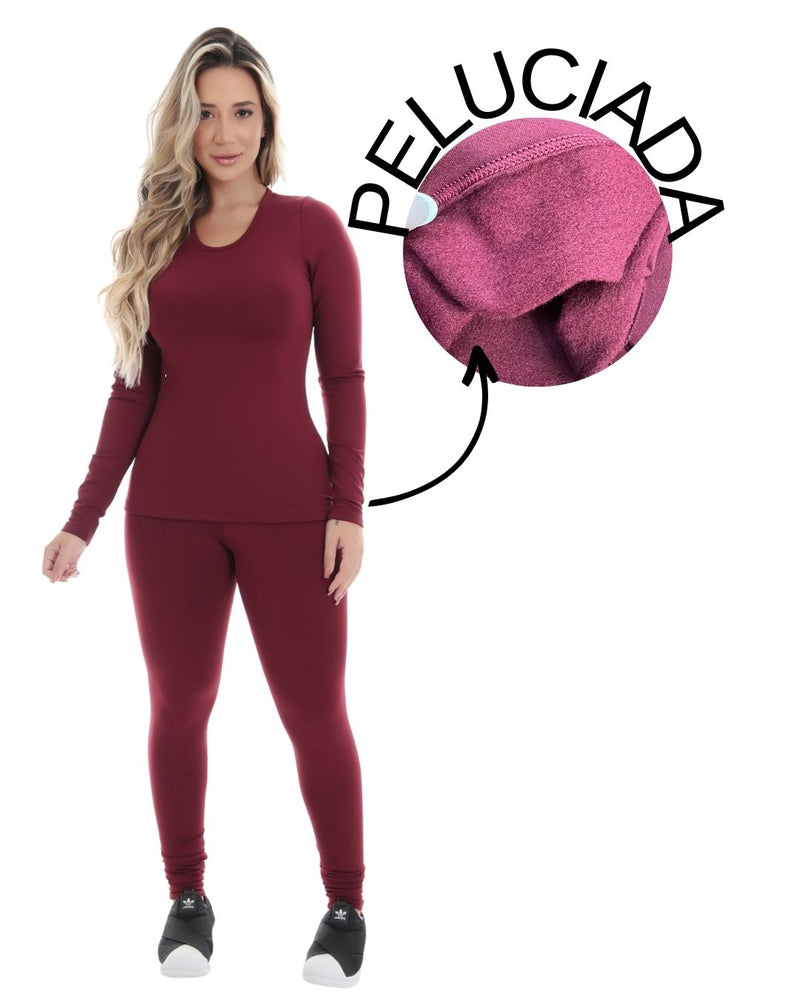 Conjunto Térmico Flanelado Inverno (BLUSA+CALÇA)