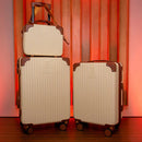 Kit com 2 Malas de Bordo + Frasqueira – Padrão ANAC | Cadeado Numérico | Rodinhas 360°