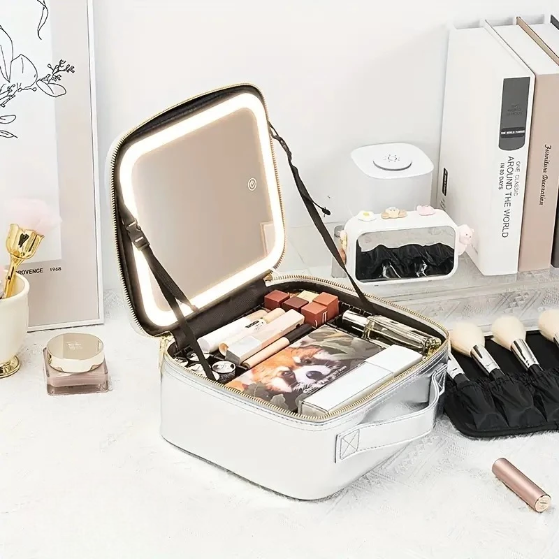 Maleta de Maquiagem com LED