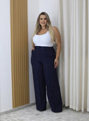 Calça Pantalona Linho