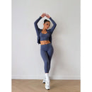 Conjunto Fitness 3 peças | Top+Jaqueta+Legging
