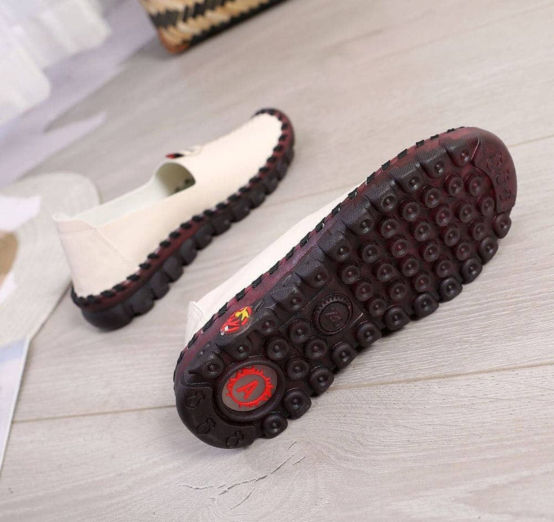 Sapatilha de Couro Macio Ortopédica