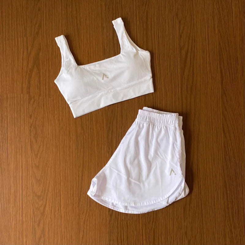 Conjunto Advance 2 peças   [Top com bojo + Short Duplo]