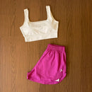 Conjunto Advance 2 peças   [Top com bojo + Short Duplo]
