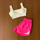 Conjunto Advance 2 peças   [Top com bojo + Short Duplo]