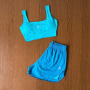 Conjunto Advance 2 peças   [Top com bojo + Short Duplo]