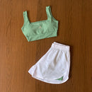 Conjunto Advance 2 peças   [Top com bojo + Short Duplo]