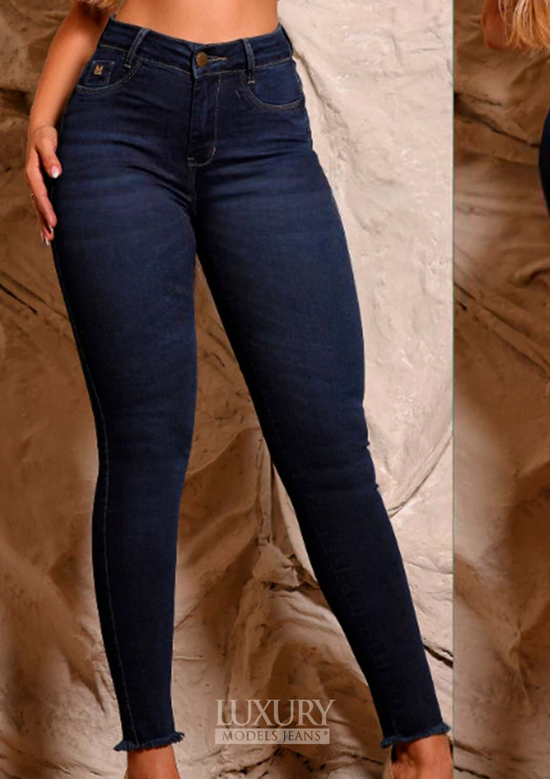 Calça Jeans Modeladora Lipo Empina Bumbum Cós Médio - C439