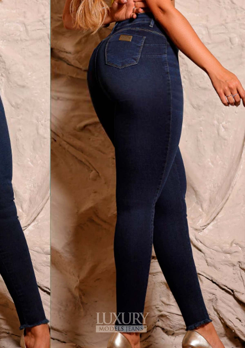 Calça Jeans Modeladora Lipo Empina Bumbum Cós Médio - C439
