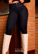 Calça Jeans Modeladora Super Lipo Empina Bumbum Cós Elástico - C450