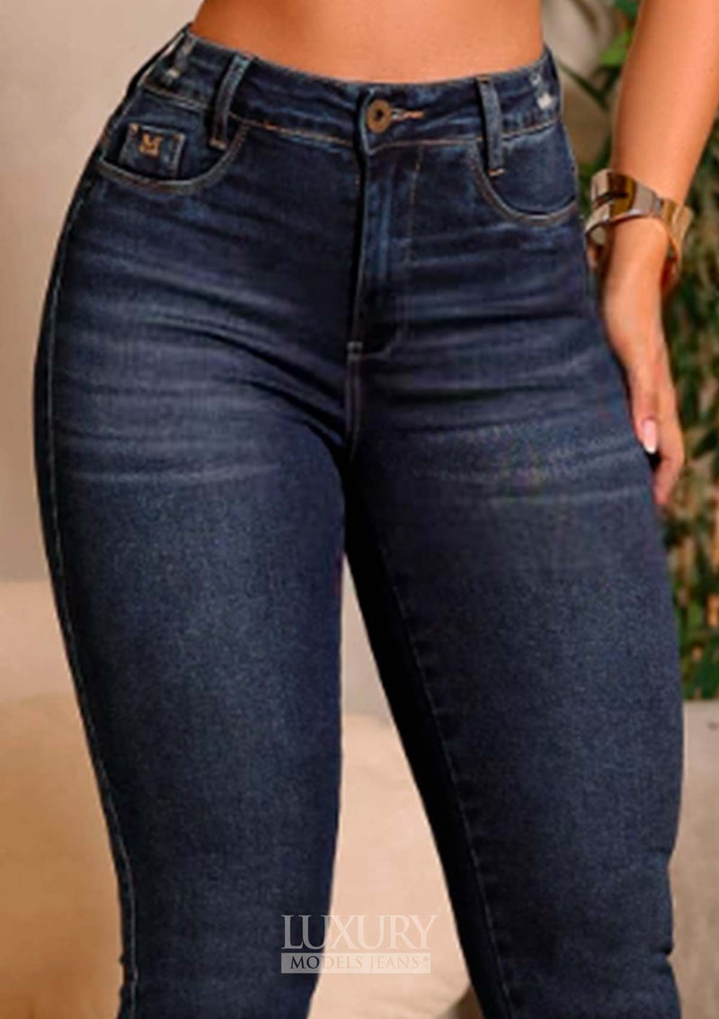 Calça Jeans Modeladora Lipo Empina Bumbum Cós Médio - C452